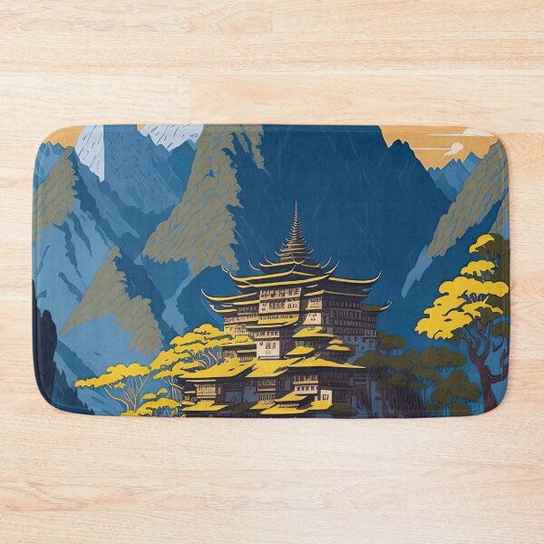 Item preview, The Tiger's Nest Monastery designed and sold by fleurdesignart.