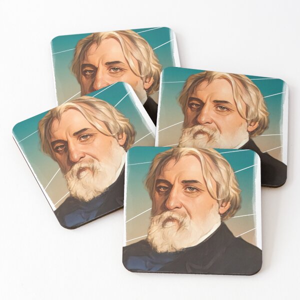 Item preview, Russian Novelist Ivan Turgenev illustration  designed and sold by Litstoy.