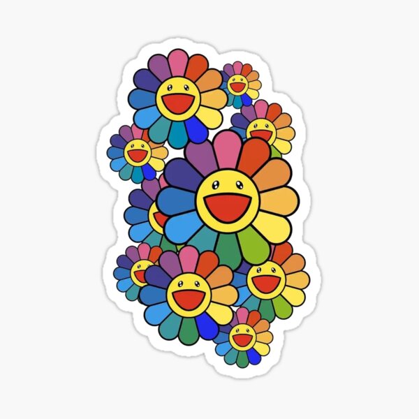 Takashi Murakami Flower Stickers For Custom Floral Vans or AF1