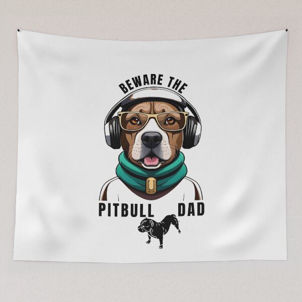 Item preview, Pit Bull Mom Dad, Funny Dogs, Funny Quotes, Cute Pit bull Winter, Pit Bull Birthday designed and sold by Sshmorr.