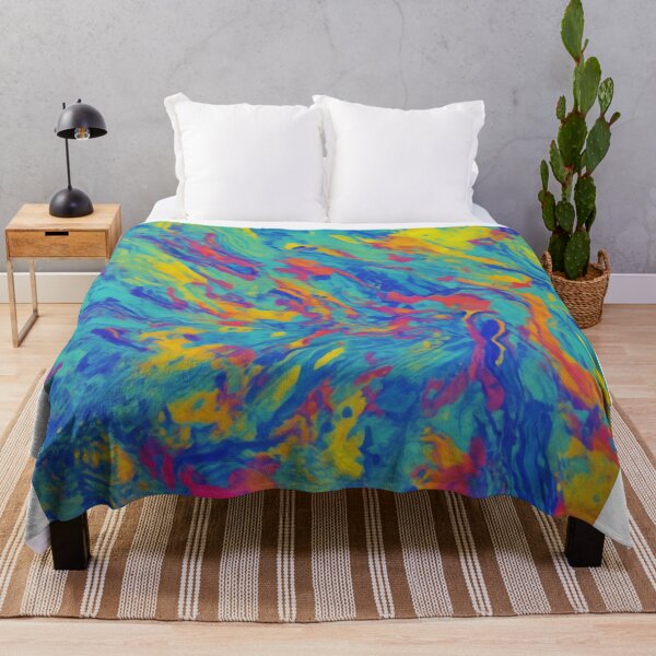 Item preview, Colorful Fusion: Smooth Brush Strokes Creating a Vibrant Artwork designed and sold by RedArtG09.