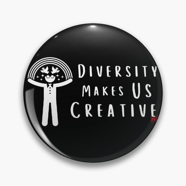 Item preview, Diversity Makes Us Creative (dark) / RoYuMi designed and sold by royumi.
