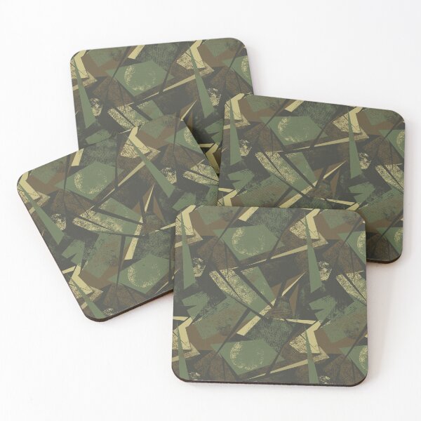 Item preview, Green Geometric Camouflage Pattern designed and sold by camostore23.