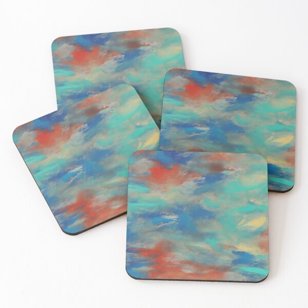 Item preview, Dynamic Colors: Vibrant and Smooth Brush Strokes Forming a Unique Painting designed and sold by RedArtG09.