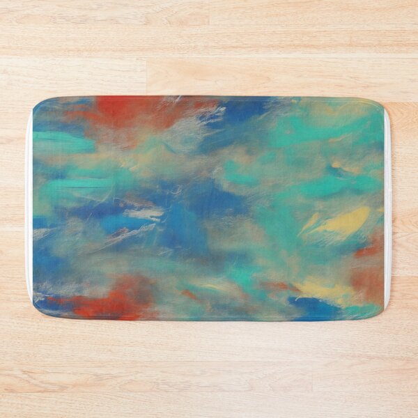 Item preview, Dynamic Colors: Vibrant and Smooth Brush Strokes Forming a Unique Painting designed and sold by RedArtG09.