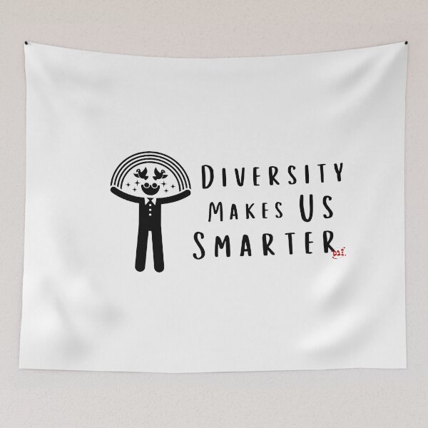 Item preview, Diversity Makes Us Smarter / RoYuMi designed and sold by royumi.