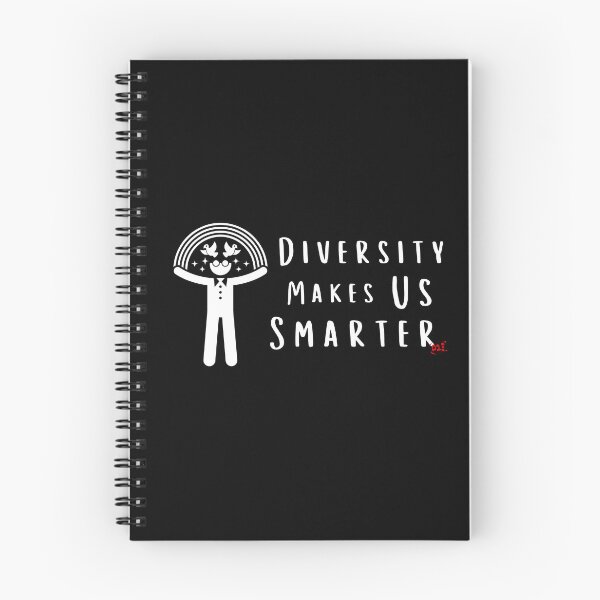 Item preview, Diversity Makes Us Smarter (dark) / RoYuMi designed and sold by royumi.
