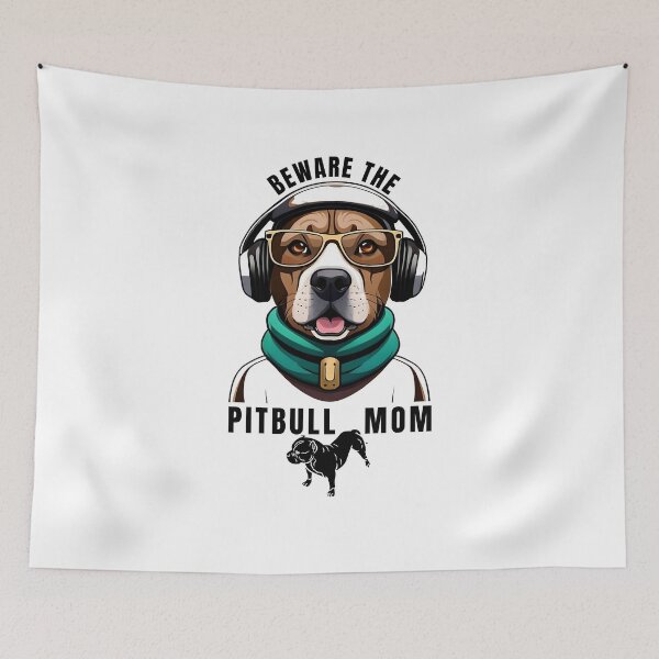 Item preview, Pit Bull Mom Dad, Funny Dogs, Funny Quotes, Cute Pit bull Winter, Pit Bull Birthday designed and sold by Sshmorr.