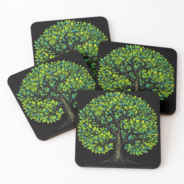 Item preview, Green Tree on Black designed and sold by victorsuarez.