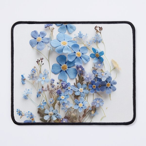 Item preview, Timeless Memories: Forget-Me-Not Flower Arrangement designed and sold by EmeraldeaArt.