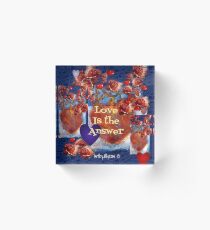 Hearts on Fire Acrylic Block