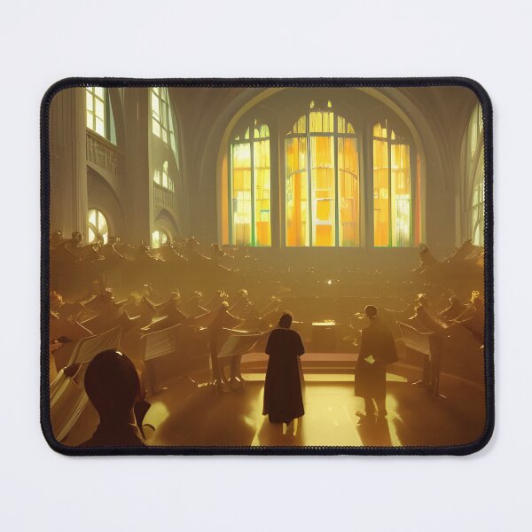 Item preview, A choir singing in an atmospheric church designed and sold by brandway.