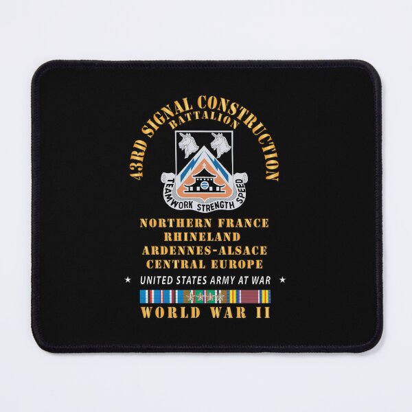 Item preview, Army - 43rd Signal Battalion - Central Europe - Rhineland EUR WWII w EUR SVC X 300 designed and sold by Military Insignia Products.