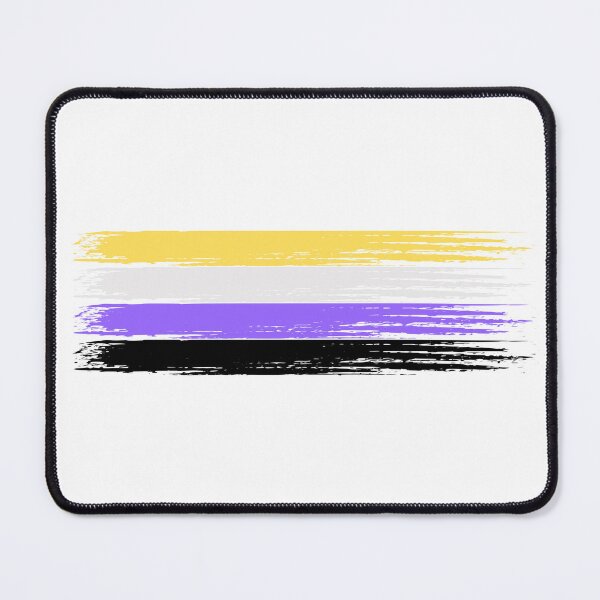 Item preview, Pride Collection - Nonbinary Pride Flag (Paint Streak/Horizontal) designed and sold by T-WoodCreations.
