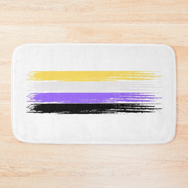 Item preview, Pride Collection - Nonbinary Pride Flag (Paint Streak/Horizontal) designed and sold by T-WoodCreations.