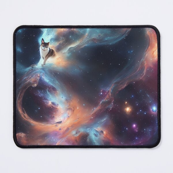 Item preview, A Cute Cat in Space Nebula designed and sold by mdhanim.