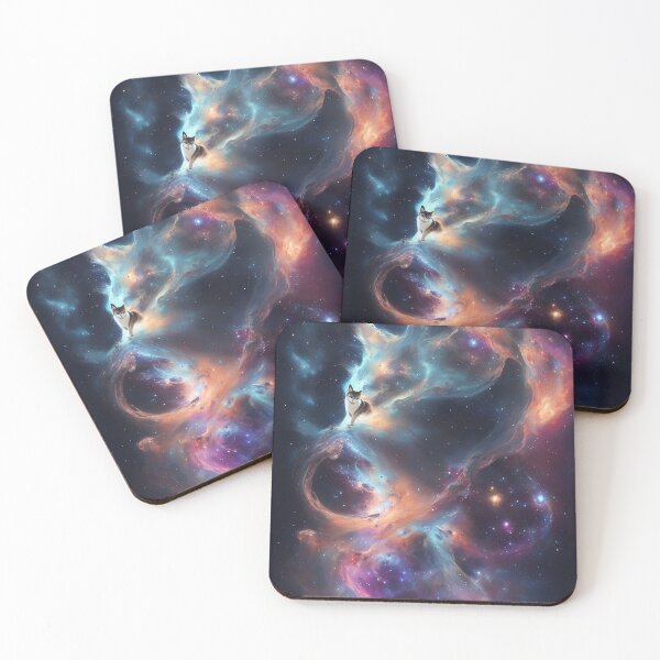 Item preview, A Cute Cat in Space Nebula designed and sold by mdhanim.