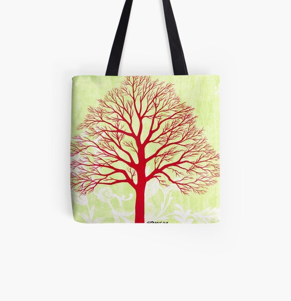 THE OLD RED TREE All Over Print Tote Bag