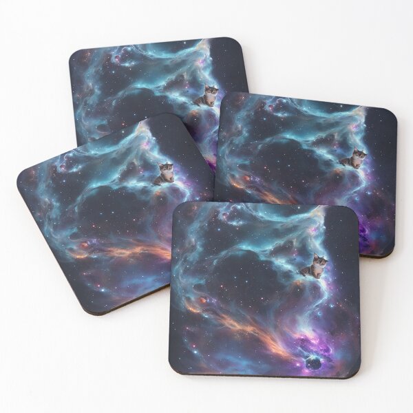 Item preview, A Whimsical Cat in the Nebula designed and sold by mdhanim.