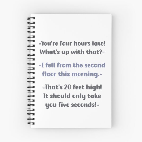 Item preview, Boss - Employee Dialogue. Late Arrival and the 20-Foot Plunge designed and sold by artvia.