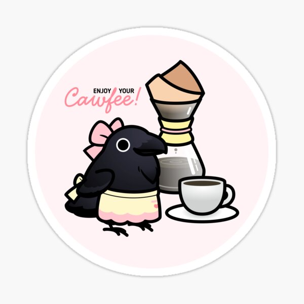 Item preview, Cawfee Raven designed and sold by birdhism.