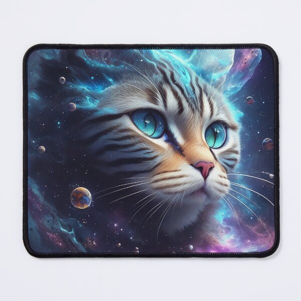 Item preview, Adorable Cat amidst Nebula Clouds designed and sold by mdhanim.