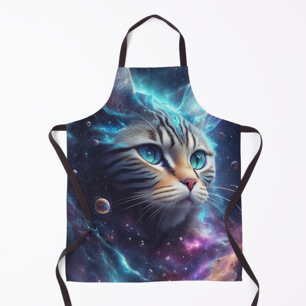 Aperçu de l'œuvre Adorable Cat amidst Nebula Clouds créée et vendue par mdhanim.