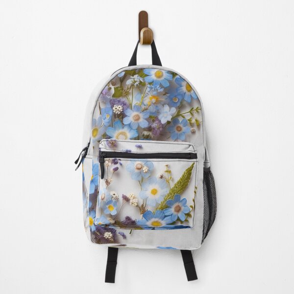Item preview, Botanical Symphony: 3D Forget-Me-Not Collage designed and sold by EmeraldeaArt.