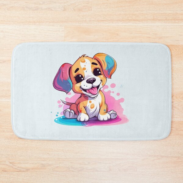 Item preview, Abstract Dog Puppy - Cute Dog Paint - Pet Lover print - Gift Idea - Abstract painting - ErSa Solutions designed and sold by ErSaSolutions.