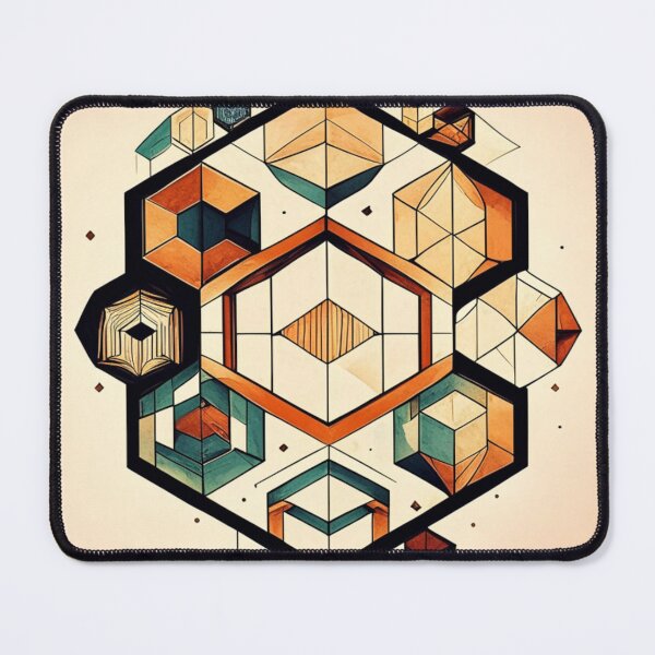 Item preview, Geometric pattern, abstract, hexagon, balance, freedom, spirit, goodness, illusion, hope, dream designed and sold by Gugurat.
