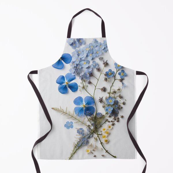 Item preview, Whispers of Blue: 3D Forget-Me-Not Flower Collage designed and sold by EmeraldeaArt.