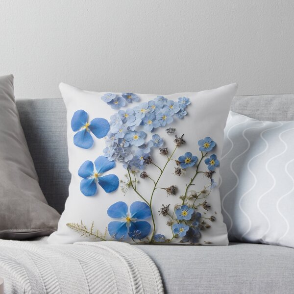 Artikel-Vorschau von Whispers of Blue: 3D-Vergissmeinnicht-Blumencollage, designt und verkauft von EmeraldeaArt.