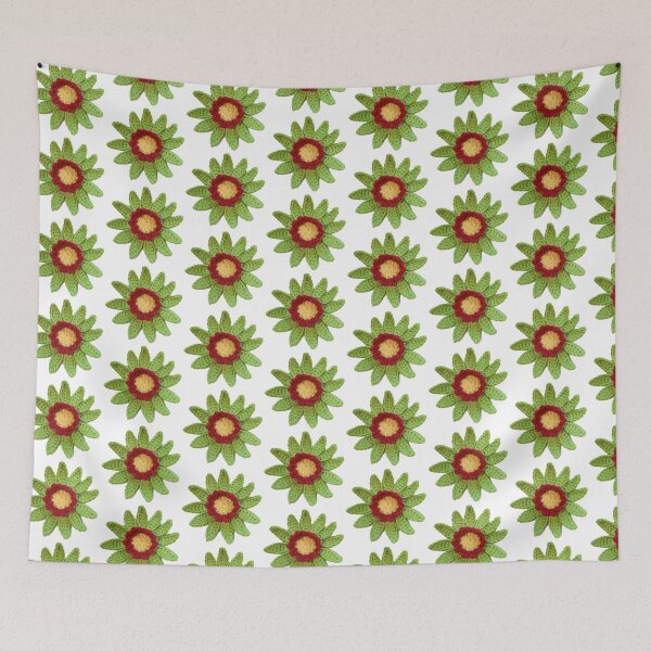 Item preview, Crochet flower green floral  designed and sold by Sasidenidesign.