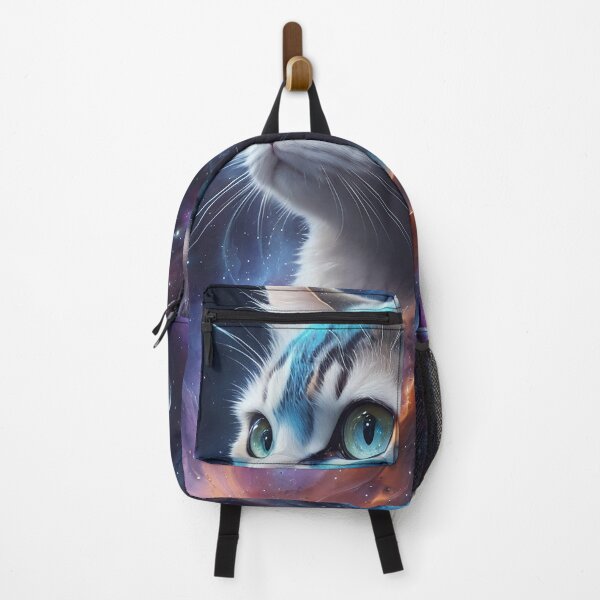 Item preview, Cute Cat Floating in Cosmic Splendor designed and sold by mdhanim.