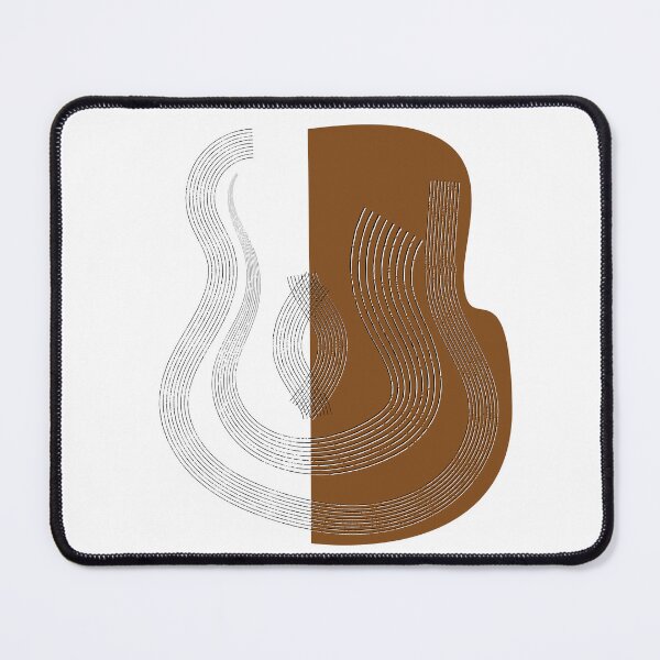 Item preview, Abstract pattern in the form of a silhouette of a guitar, violin with strings. designed and sold by Ihor Ivanov.