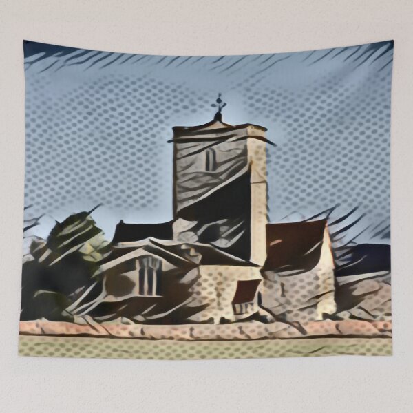 Item preview, Churchyard Beauty In Pointillism designed and sold by Fearless-Fox.
