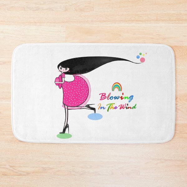 Item preview, Blowing in the wind - cute girl  designed and sold by Shirley cute art .