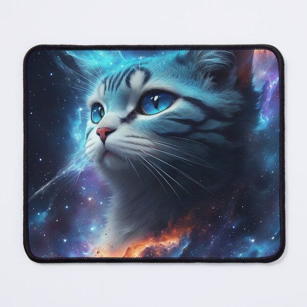 Item preview, Cute Cat Roaming in Space Nebula designed and sold by mdhanim.