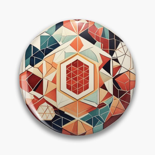 Artikelvorschau, Geometric pattern, abstract, hexagon, balance, attentive, spirit, joyful, cheerful, hope, dream entworfen und verkauft von Gugurat.