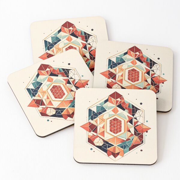 Item preview, Geometric pattern, abstract, hexagon, balance, attentive, spirit, joyful, cheerful, hope, dream designed and sold by Gugurat.