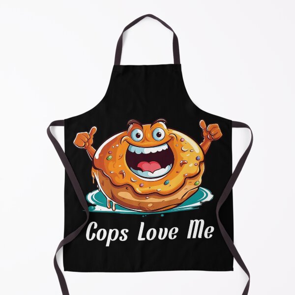 Item preview, Cartoon-style Donut - "Cops Love Me" designed and sold by SADStyleDesigns.