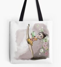 gymnast with ball Tote Bag