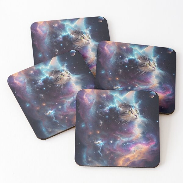 Item preview, Exploring the Cosmos with a Cute Cat designed and sold by mdhanim.