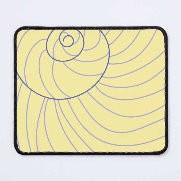 Item preview, seashells pattern in illuminating yellow and ultimate gray designed and sold by rysunki-malunki.
