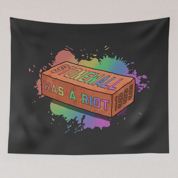 Item preview, Stonewall Was A Riot designed and sold by Art by Veya.