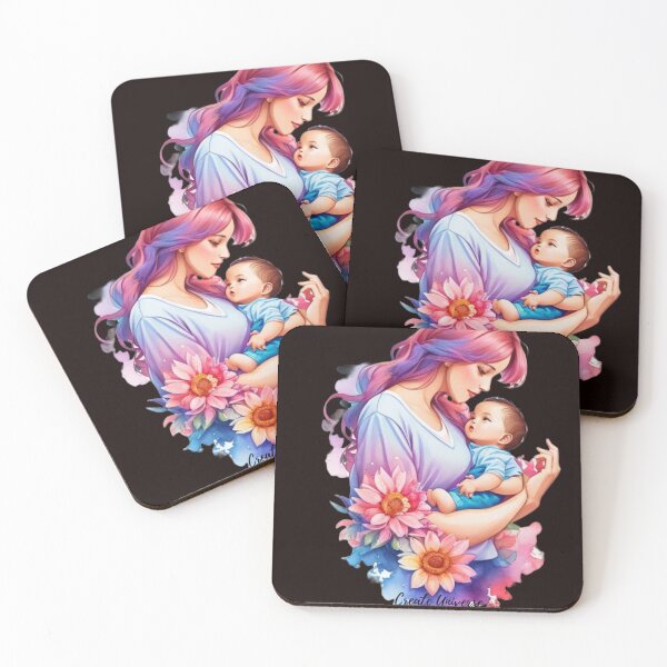 Item preview, Blooming Love: A Mother's Embrace in Floral Splendor designed and sold by CreateUniverse.