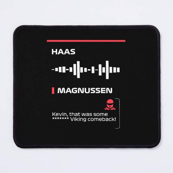 Item preview, Kevin Magnussen viking comeback radio messaged Dark (Francesco) designed and sold by ff1merch ..