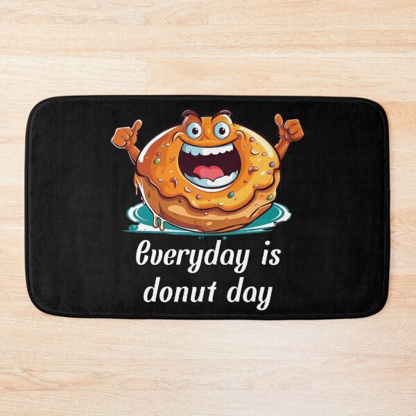 Item preview, Cartoon-style Donut - "Everyday is Donut Day" designed and sold by SADStyleDesigns.