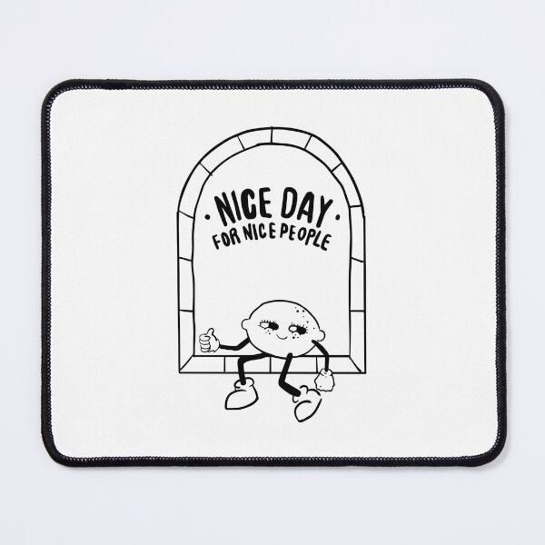 Item preview, nice day for nice people black designed and sold by Hayaldir.