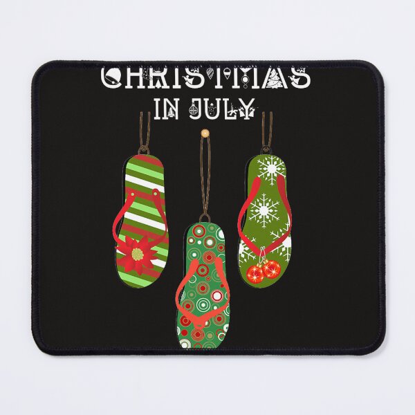 Item preview, Christmas In July Ugly Christmas Summer Flip Flops designed and sold by SeemaShenoy.